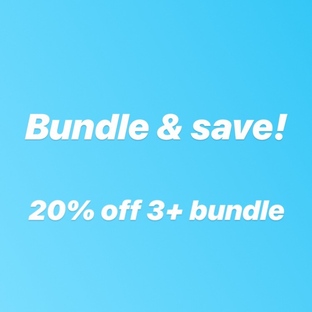 Bundle & save!